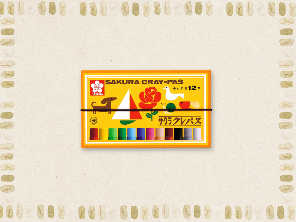 Sakura Cray-Pas - Set of 12 — Libraries and Archives Paper Company